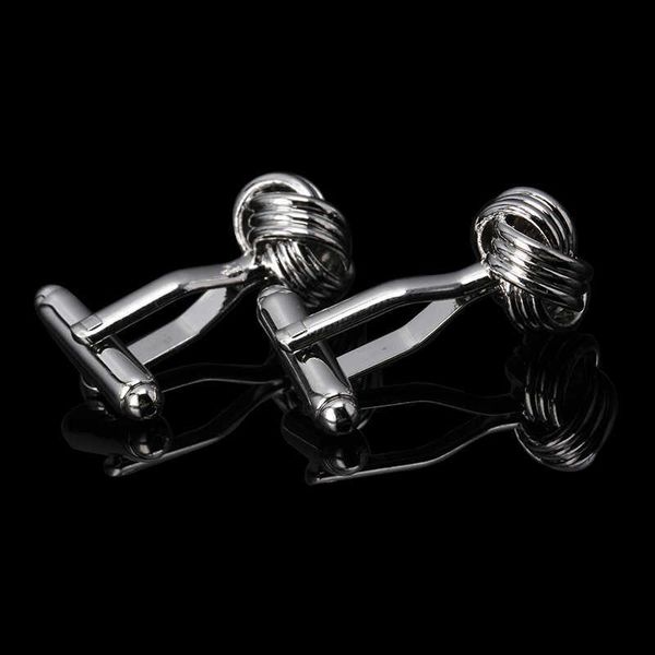cuff links delivery silver knot design copper material men's cufflinks wholesale and retail g220525
cuff links delivery silver knot design copper material men's cufflinks wholesale and retail g220525