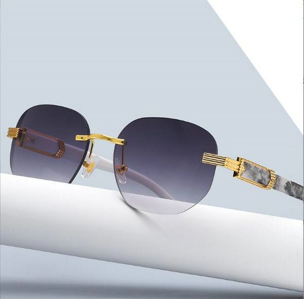 new marbling style superclear decoration women's sunglass rimless glasses personality men's beach travel discoloration sunglasses, White;black
new marbling style superclear decoration women's sunglass rimless glasses personality men's beach travel discoloration sunglasses, White;black