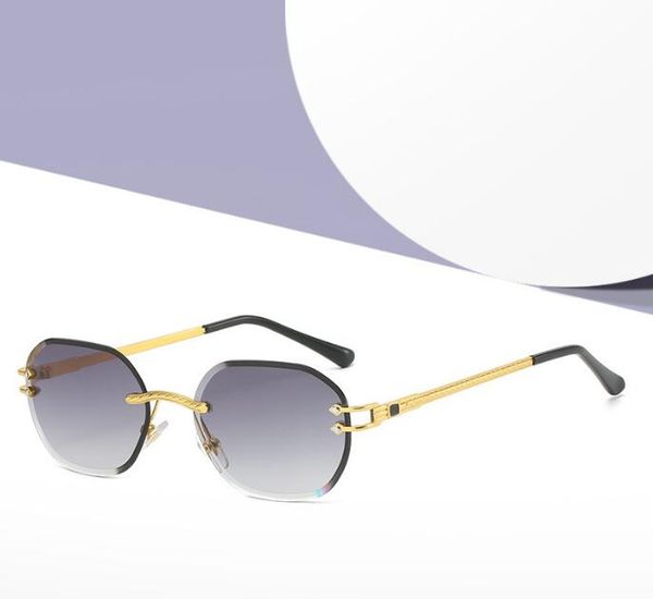 personality style cut edge rimless superclear women's sunglass ellipse glasses personality men's beach travel discoloration sungla, White;black
personality style cut edge rimless superclear women's sunglass ellipse glasses personality men's beach travel discoloration sungla, White;black