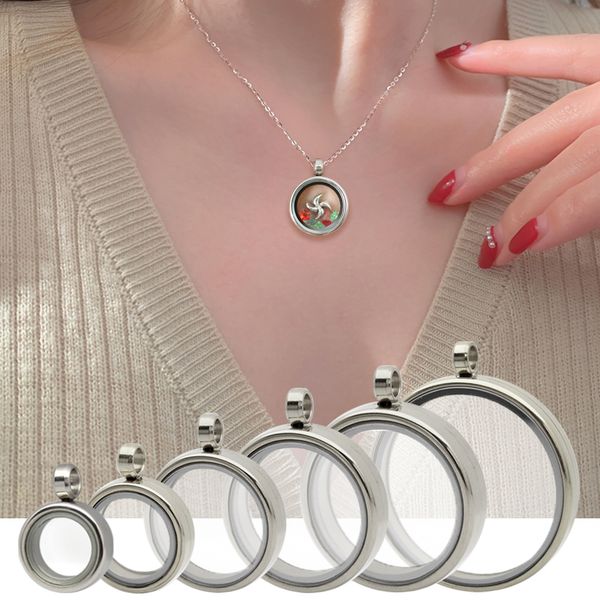 1pc 15mm 20mm 25mm 30mm 40mm stainless steel twist floating locket pendant glass memory locket medallion for necklace making, Bronze;silver
1pc 15mm 20mm 25mm 30mm 40mm stainless steel twist floating locket pendant glass memory locket medallion for necklace making, Bronze;silver