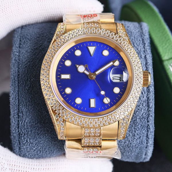 diamond watch mens automatic mechanical movement watches 41mm sapphire lady wristwatch luminous waterproof montre de luxe, Slivery;brown
diamond watch mens automatic mechanical movement watches 41mm sapphire lady wristwatch luminous waterproof montre de luxe, Slivery;brown