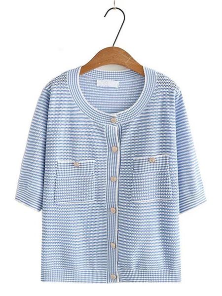 t-shirt plus size women's clothing short sleeve tshirt in summer crew neck stripe thin knitted fabric with buttoned large size tshirt, Black
t-shirt plus size women's clothing short sleeve tshirt in summer crew neck stripe thin knitted fabric with buttoned large size tshirt, Black