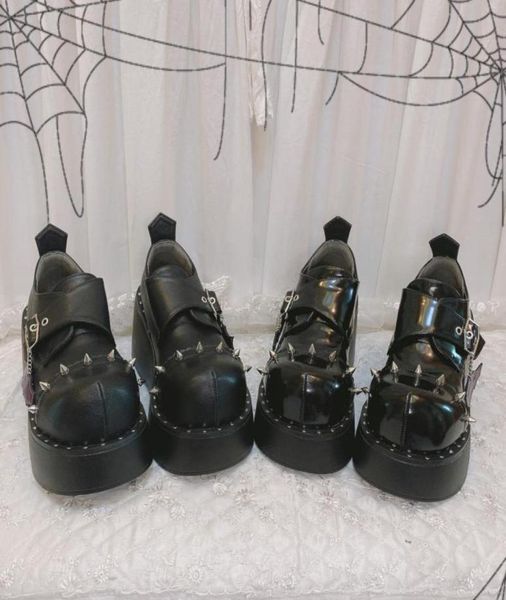dress shoes women lolita rivet buckle round toe gothic punk pumps platform wedge high heel creepers japanese harajuku dark 20227707892, Black
dress shoes women lolita rivet buckle round toe gothic punk pumps platform wedge high heel creepers japanese harajuku dark 20227707892, Black