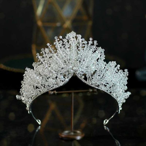 other fashion accessories beaded crown headdress bridal wedding dress with baroque atmosphere banquet birthday crown wholesale j230525, Silver
other fashion accessories beaded crown headdress bridal wedding dress with baroque atmosphere banquet birthday crown wholesale j230525, Silver