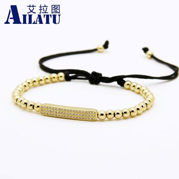 bangle ailatu 10 pieces cz curved long tube bracelet 4mm stainless steel braided macrame trendy men women jewelry wholesale supplier, Black
bangle ailatu 10 pieces cz curved long tube bracelet 4mm stainless steel braided macrame trendy men women jewelry wholesale supplier, Black