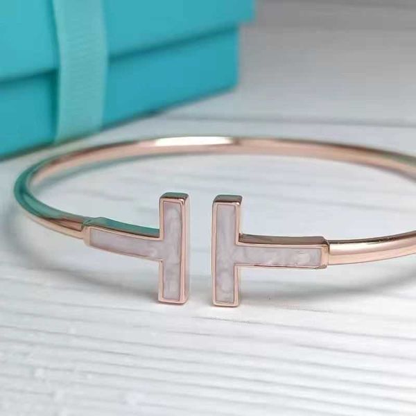 factory designer t bangle t home double t bracelet female ins colorfast 18k rose gold s925 sterling silver fritillaria bracelet fkth, Black
factory designer t bangle t home double t bracelet female ins colorfast 18k rose gold s925 sterling silver fritillaria bracelet fkth, Black