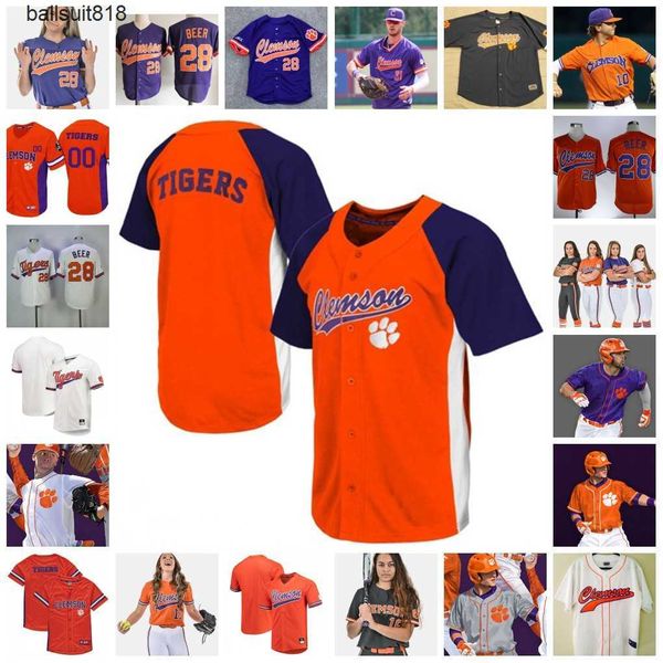 college baseball wears 2022 ncaa custom clemson tigers college stitched baseball jersey 42 ryan ammons 45 landon lucas 41 alex edmondson 14, Black
college baseball wears 2022 ncaa custom clemson tigers college stitched baseball jersey 42 ryan ammons 45 landon lucas 41 alex edmondson 14, Black