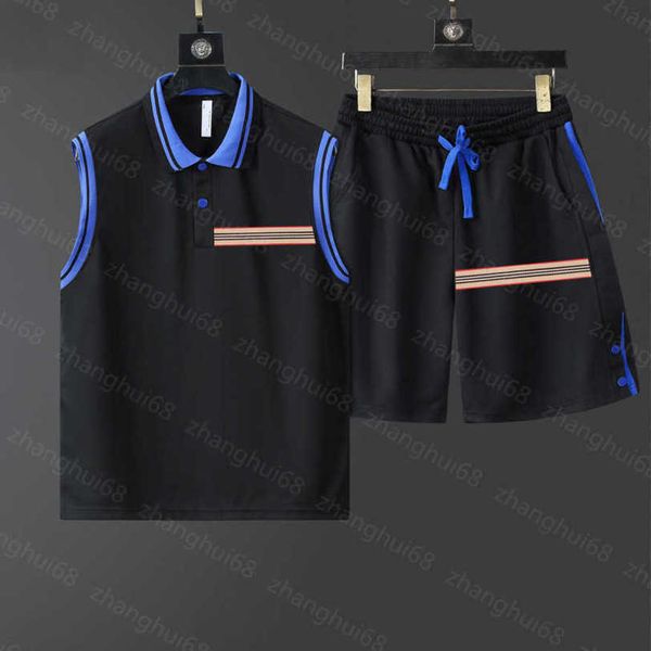 23ss mens tracksuit mens designer tracksuit color matching striped lapels classic exclusive printing vest elastic waist shorts set men clot, Gray
23ss mens tracksuit mens designer tracksuit color matching striped lapels classic exclusive printing vest elastic waist shorts set men clot, Gray