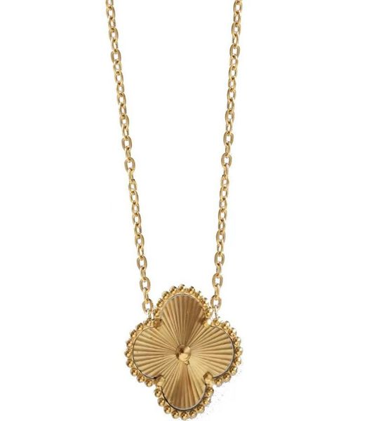 classic gold clover pendant necklace bracelet titanium steel jewelry for women5811861, Silver
classic gold clover pendant necklace bracelet titanium steel jewelry for women5811861, Silver