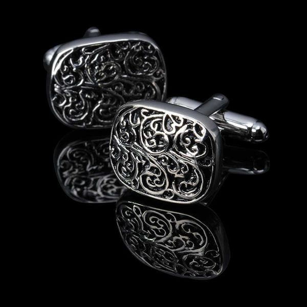 cuff links new wave pattern vintage exquisite men's cufflinks round sleeve nail style jewelry g220525, Silver
cuff links new wave pattern vintage exquisite men's cufflinks round sleeve nail style jewelry g220525, Silver