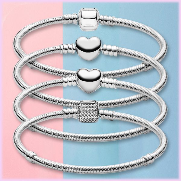 925 sterling silver pandora bracelet is suitable for primitive snake chain diy charm bracelet women's gift jewelry pendant fashion acce, Black
925 sterling silver pandora bracelet is suitable for primitive snake chain diy charm bracelet women's gift jewelry pendant fashion acce, Black