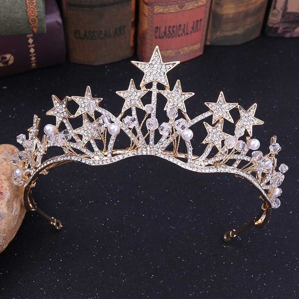 other fashion accessories baroque gold color star crystal pearl wedding tiaras bridal crown for bride rhinestone crowns headband jewelry hai, Silver
other fashion accessories baroque gold color star crystal pearl wedding tiaras bridal crown for bride rhinestone crowns headband jewelry hai, Silver