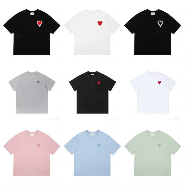 designers amis paris shirit 2023ss spring classic heart solid color big love round neck heart short sleeve t-shirt for men and women su68v, White;black
designers amis paris shirit 2023ss spring classic heart solid color big love round neck heart short sleeve t-shirt for men and women su68v, White;black