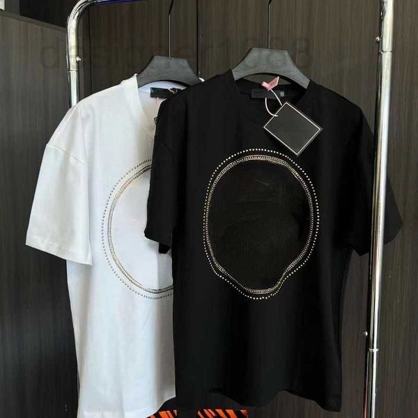 designer cotton t shirt male medusa round neck short-sleeved chest diamond letter pullover luxury t-shirts couple models hoodie loose sweats, White;black
designer cotton t shirt male medusa round neck short-sleeved chest diamond letter pullover luxury t-shirts couple models hoodie loose sweats, White;black