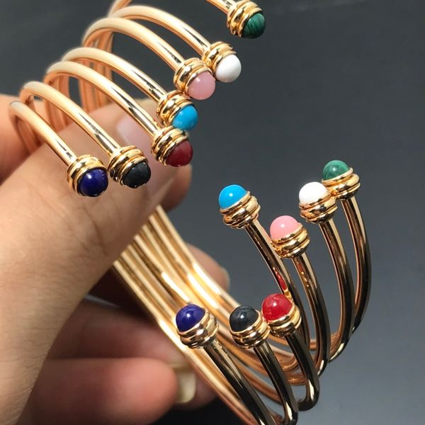 bangle fashion brand jewelry rose gold steel ball fritillary bracelets woman man lover cuff 316l stainless not fade drop delive dhofr, Black
bangle fashion brand jewelry rose gold steel ball fritillary bracelets woman man lover cuff 316l stainless not fade drop delive dhofr, Black