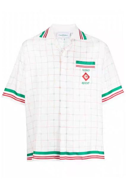 23ss new casablanca designer shirts for men and women original summer beach hawaii suits thin shirt lazy american casual style shirt, White;black
23ss new casablanca designer shirts for men and women original summer beach hawaii suits thin shirt lazy american casual style shirt, White;black