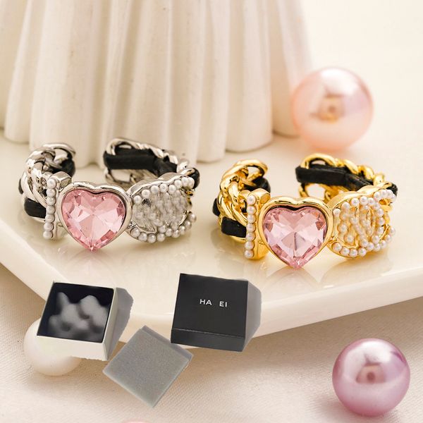 never fade brand letter c ring gold plated stainless steel open band rings fashion designer luxury heart crystal rhinestones ring for womens, Silver
never fade brand letter c ring gold plated stainless steel open band rings fashion designer luxury heart crystal rhinestones ring for womens, Silver