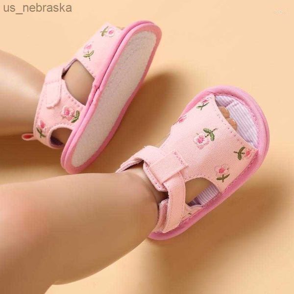 first walkers first walkers prewalker baby summer soft comfort sandal cartoon print 018 months bed shoes toddler l230518
