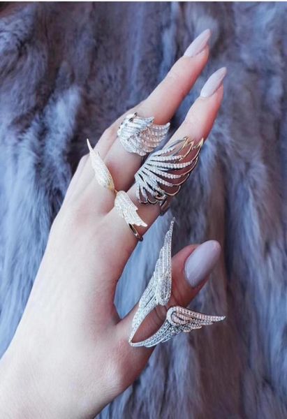 luxury statement stackable wing ring for women wedding cubic zircon engagement dubai punk bridal finger rings j1881 y11282431619, Golden;silver
luxury statement stackable wing ring for women wedding cubic zircon engagement dubai punk bridal finger rings j1881 y11282431619, Golden;silver