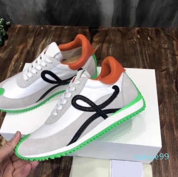 designer flow runner sneaker casual shoe mens womens casual shoes in nylon suede sneakers lace up soft upper honey rubber wave sole szie 35-, Black
designer flow runner sneaker casual shoe mens womens casual shoes in nylon suede sneakers lace up soft upper honey rubber wave sole szie 35-, Black