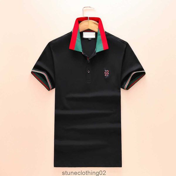 men s polos classic letters embroidery stripe pattern luxury high-quality fashion men's polo shirt black and white casual short sleeve, White;black
men s polos classic letters embroidery stripe pattern luxury high-quality fashion men's polo shirt black and white casual short sleeve, White;black