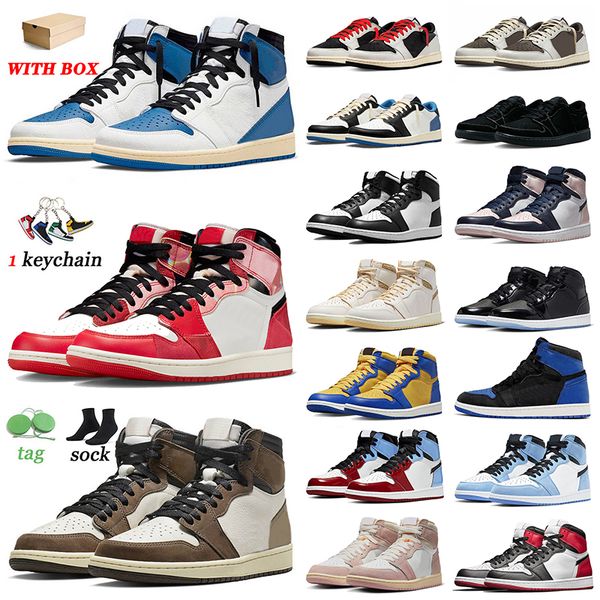 1s spider-verse og basketball shoes jumpman 1 for mens women ts fragment mocha black phantom space jam fearless washed pink royal reimagined, White;red
1s spider-verse og basketball shoes jumpman 1 for mens women ts fragment mocha black phantom space jam fearless washed pink royal reimagined, White;red