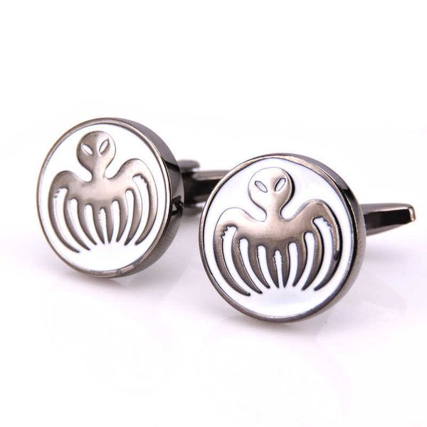 cuff links c-man luxury 007 james bond ghost black and white enamel men's wedding party cufflinks movie jewelry g220525, Silver
cuff links c-man luxury 007 james bond ghost black and white enamel men's wedding party cufflinks movie jewelry g220525, Silver