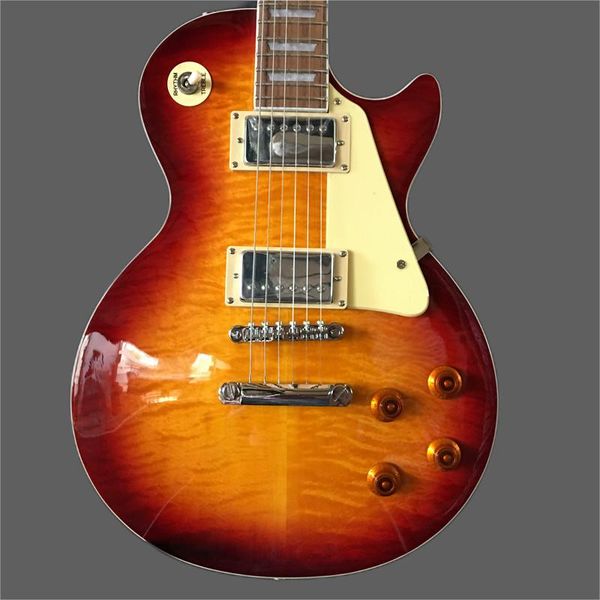 classic electric guitar mahogany with flame maple-guitar good sound quality new style, 56
classic electric guitar mahogany with flame maple-guitar good sound quality new style, 56