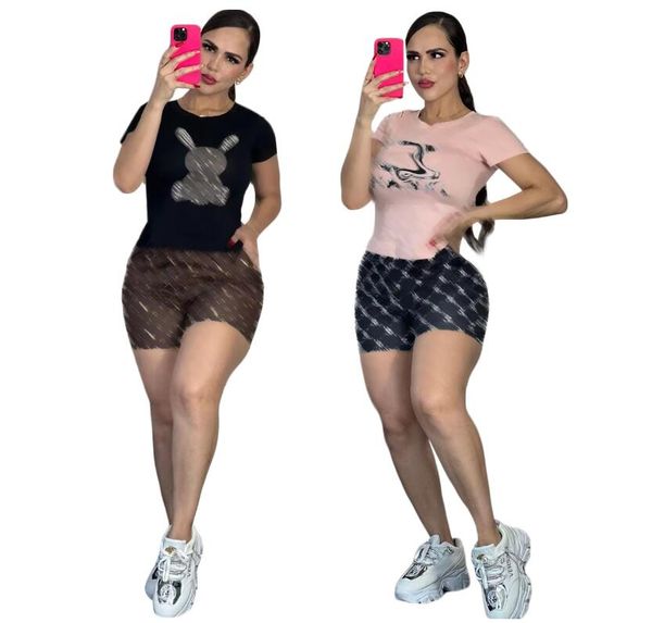 women's tracksuits 2023 summer new fashion short sleeve shorts women's two piece set designer brand women's set, Gray
women's tracksuits 2023 summer new fashion short sleeve shorts women's two piece set designer brand women's set, Gray