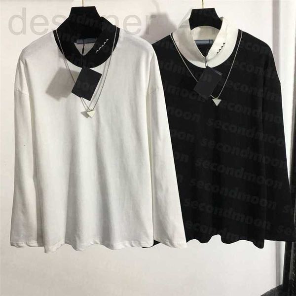women's knits & tees designer embroidery tmetal badge neckladecoration knitwear autumn winter sweater women sweaters pph5, White
women's knits & tees designer embroidery tmetal badge neckladecoration knitwear autumn winter sweater women sweaters pph5, White