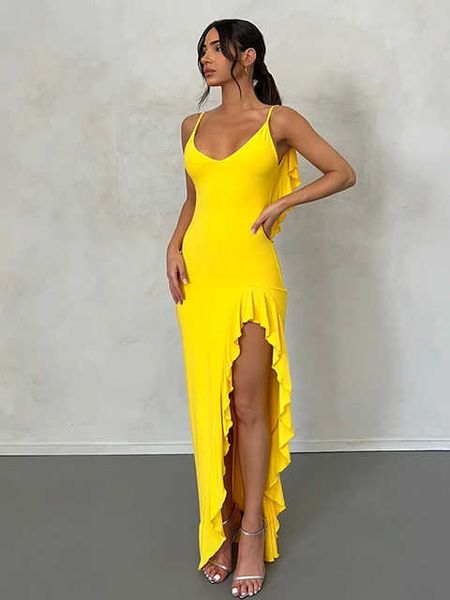 backless ruffles blackless maxi dress for women summer beach vacation party clothing ruched bodycon split dresses, Black;gray
backless ruffles blackless maxi dress for women summer beach vacation party clothing ruched bodycon split dresses, Black;gray