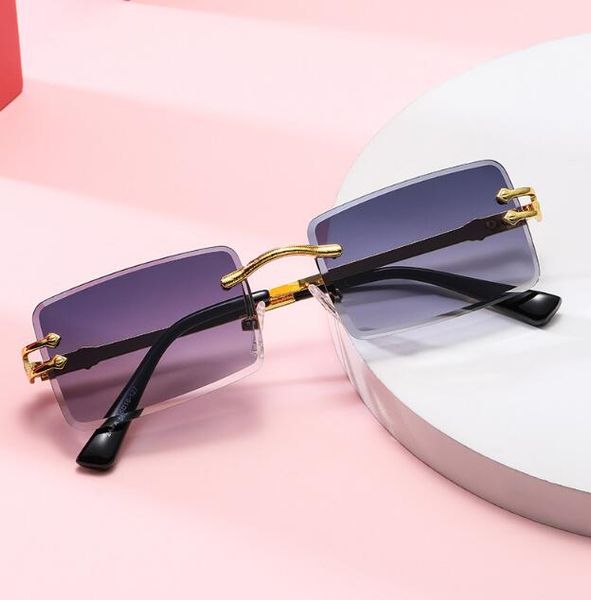 fashion cut edge style sunglasses superclear men's women's sunglass driving glasses rectangle lens rimless outdoor decoration shad, White;black
fashion cut edge style sunglasses superclear men's women's sunglass driving glasses rectangle lens rimless outdoor decoration shad, White;black