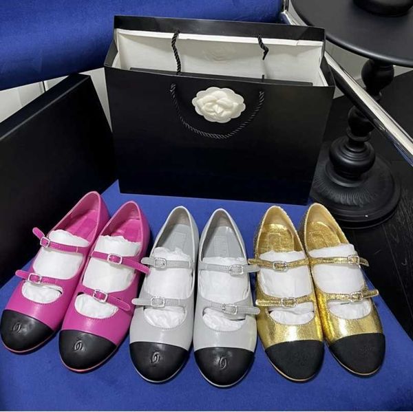classic designer dress shoes chanl cowhide ballet flats women's crystal buckle 2 strap ballerina dance shoes gold pink flats mule logo, Black
classic designer dress shoes chanl cowhide ballet flats women's crystal buckle 2 strap ballerina dance shoes gold pink flats mule logo, Black