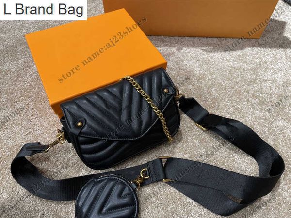 l bag m56461 designer bag new wave multi-pochette crossbody handbag 2sets quilted cowhide leather round coin purse 2pcs versatile fashion sh, Black
l bag m56461 designer bag new wave multi-pochette crossbody handbag 2sets quilted cowhide leather round coin purse 2pcs versatile fashion sh, Black