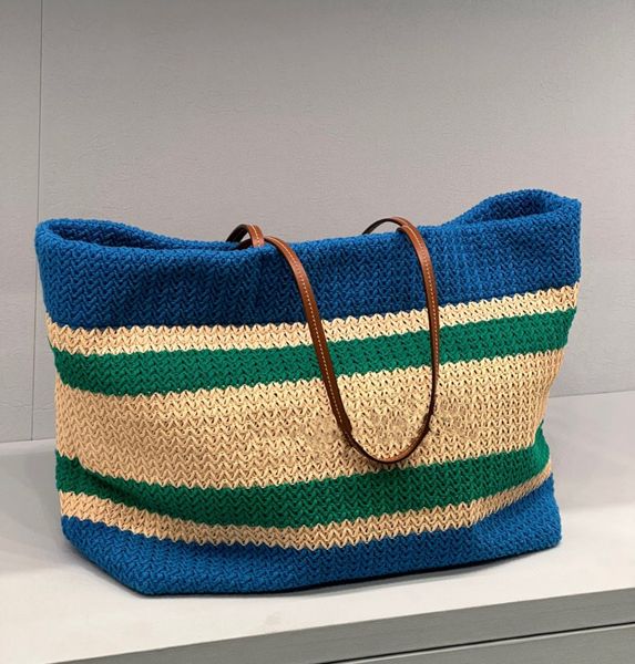 fashion colorful woven beach bag miu logo classic women's handbag designer leather handle luxury bag id royalfashion_bag
fashion colorful woven beach bag miu logo classic women's handbag designer leather handle luxury bag id royalfashion_bag