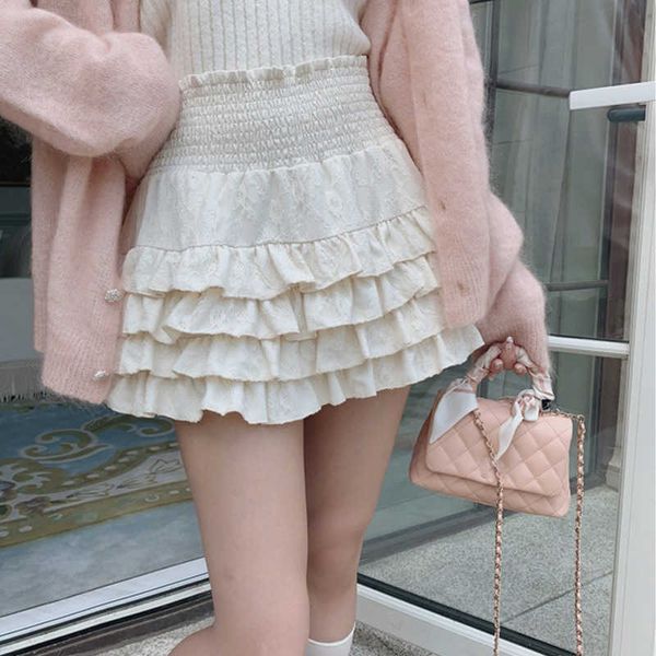 wenjiali cream girls' feeling slim black and white lace fluffy cake half skirt high waist short skirt spring/summer
wenjiali cream girls' feeling slim black and white lace fluffy cake half skirt high waist short skirt spring/summer