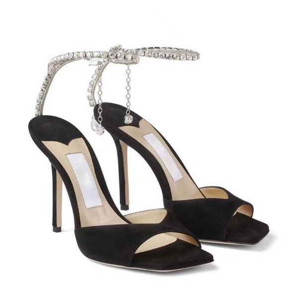 square toe high heeled sandals, chain tied foot pendants, high-end shoes, fashionable, sexy, open-toe style women's shoes 230526, Black
square toe high heeled sandals, chain tied foot pendants, high-end shoes, fashionable, sexy, open-toe style women's shoes 230526, Black