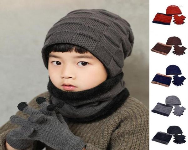 berets 3pcsset scarf hat gloves set ear protection high elastic full finger fleece lined solid color kids4254098, Blue;gray
berets 3pcsset scarf hat gloves set ear protection high elastic full finger fleece lined solid color kids4254098, Blue;gray
