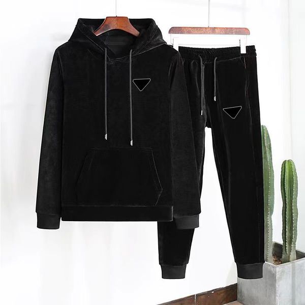 man tracksuit velvet hooded jumpers two pieces sets hoodie pants suits mens designer tracksuit -5xl, Gray
man tracksuit velvet hooded jumpers two pieces sets hoodie pants suits mens designer tracksuit -5xl, Gray