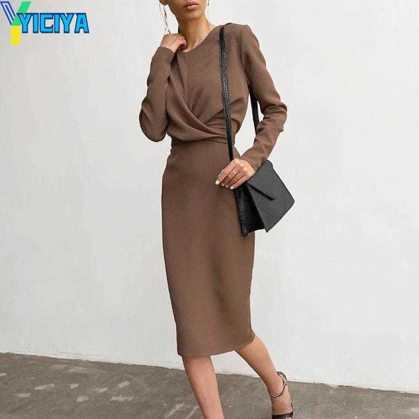 yiciya casual dresses spring 2023 bodycon dress high waist elegant midi evening for women split fork long sleeve fashion female, Black;gray
yiciya casual dresses spring 2023 bodycon dress high waist elegant midi evening for women split fork long sleeve fashion female, Black;gray