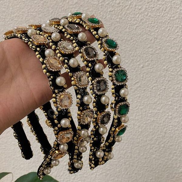 fashion hairband hair hoop for women summer shining rhinestone pearls beading headband luxurious hair accessories headwear, Slivery;white
fashion hairband hair hoop for women summer shining rhinestone pearls beading headband luxurious hair accessories headwear, Slivery;white