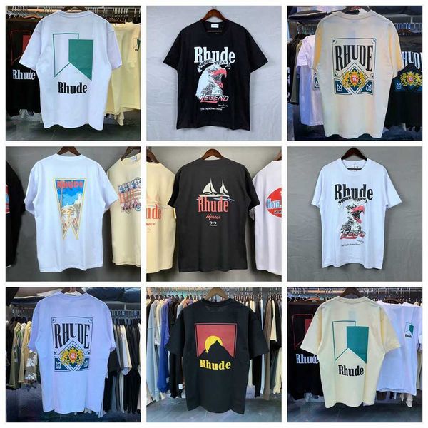 men's hoodies sweatshirts 2023ss rhude t shirt men women 1 1 version hip-hop fashion pure cotton casual oversized tees, Black
men's hoodies sweatshirts 2023ss rhude t shirt men women 1 1 version hip-hop fashion pure cotton casual oversized tees, Black