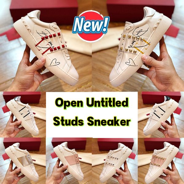 designer casual shoe men women open untitled studs sneaker be my red studs black heel silver white pink band ruthenium leather shoe womens l
designer casual shoe men women open untitled studs sneaker be my red studs black heel silver white pink band ruthenium leather shoe womens l