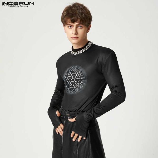 men's t-shirts incerun 2023 american style men's fashion gradual shoulder pad print camiseta party long sleeve finger cuff t-shir, White;black
men's t-shirts incerun 2023 american style men's fashion gradual shoulder pad print camiseta party long sleeve finger cuff t-shir, White;black