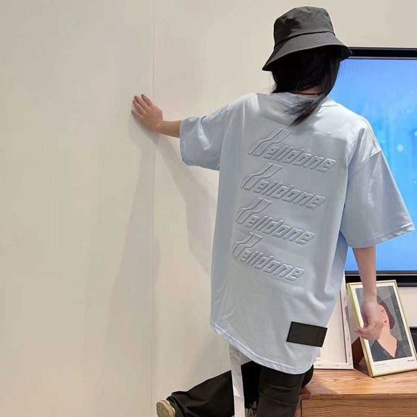 we11done correct three-dimensional relief bullet screen short sleeved men's and women's loose summer lovers t-shirt korean china-c, Black;white
we11done correct three-dimensional relief bullet screen short sleeved men's and women's loose summer lovers t-shirt korean china-c, Black;white