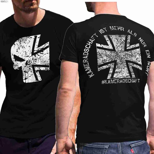 men's t-shirts bundeswehr kameradschaft. cool federal military comradeship t-shirt. summer cotton short sleeve o-neck mens t-shirt new, White;black
men's t-shirts bundeswehr kameradschaft. cool federal military comradeship t-shirt. summer cotton short sleeve o-neck mens t-shirt new, White;black