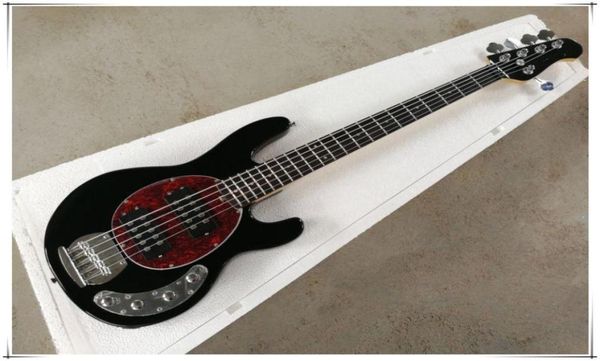 factory custom black 5strings electric bass guitar with rosewood fingerboardchrome hardwarered pearl pickguardcan be customize1410926
factory custom black 5strings electric bass guitar with rosewood fingerboardchrome hardwarered pearl pickguardcan be customize1410926