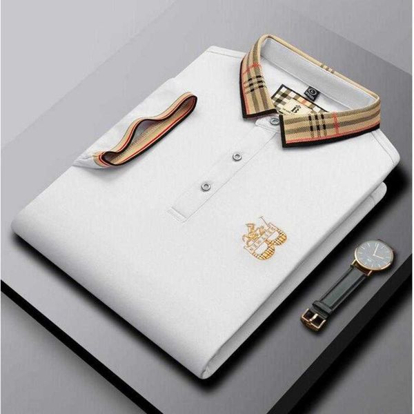 high 2023 end embroidered short sleeved cotton polo shirt men s t korean fashion clothing summer luxury asian size m xl xxl xxxl, White;black
high 2023 end embroidered short sleeved cotton polo shirt men s t korean fashion clothing summer luxury asian size m xl xxl xxxl, White;black