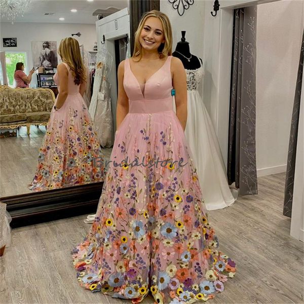 new 3d florals prom dress with colorful flowers a line pink floor length evening dress elegant long formal party skirt occasions ceremony ve, Black
new 3d florals prom dress with colorful flowers a line pink floor length evening dress elegant long formal party skirt occasions ceremony ve, Black