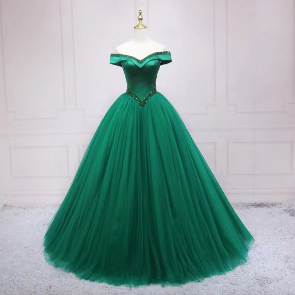 hunter green prom dress off shoudler neckline evening dresses 2023 ball gown luxury vestidos de fiesta arabic aso ebi prom dress rhinestone, Black
hunter green prom dress off shoudler neckline evening dresses 2023 ball gown luxury vestidos de fiesta arabic aso ebi prom dress rhinestone, Black